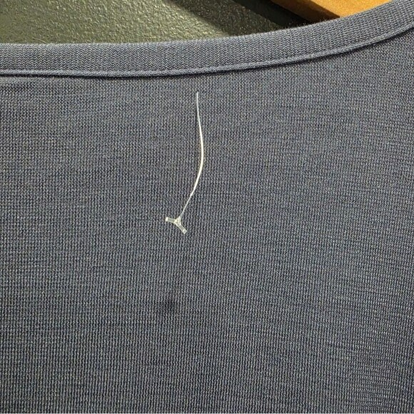 J. Jill Blue Wrap Rayon Blend Long Sleeve Top Blouse Balletcore NWOT - Picture 6 of 11